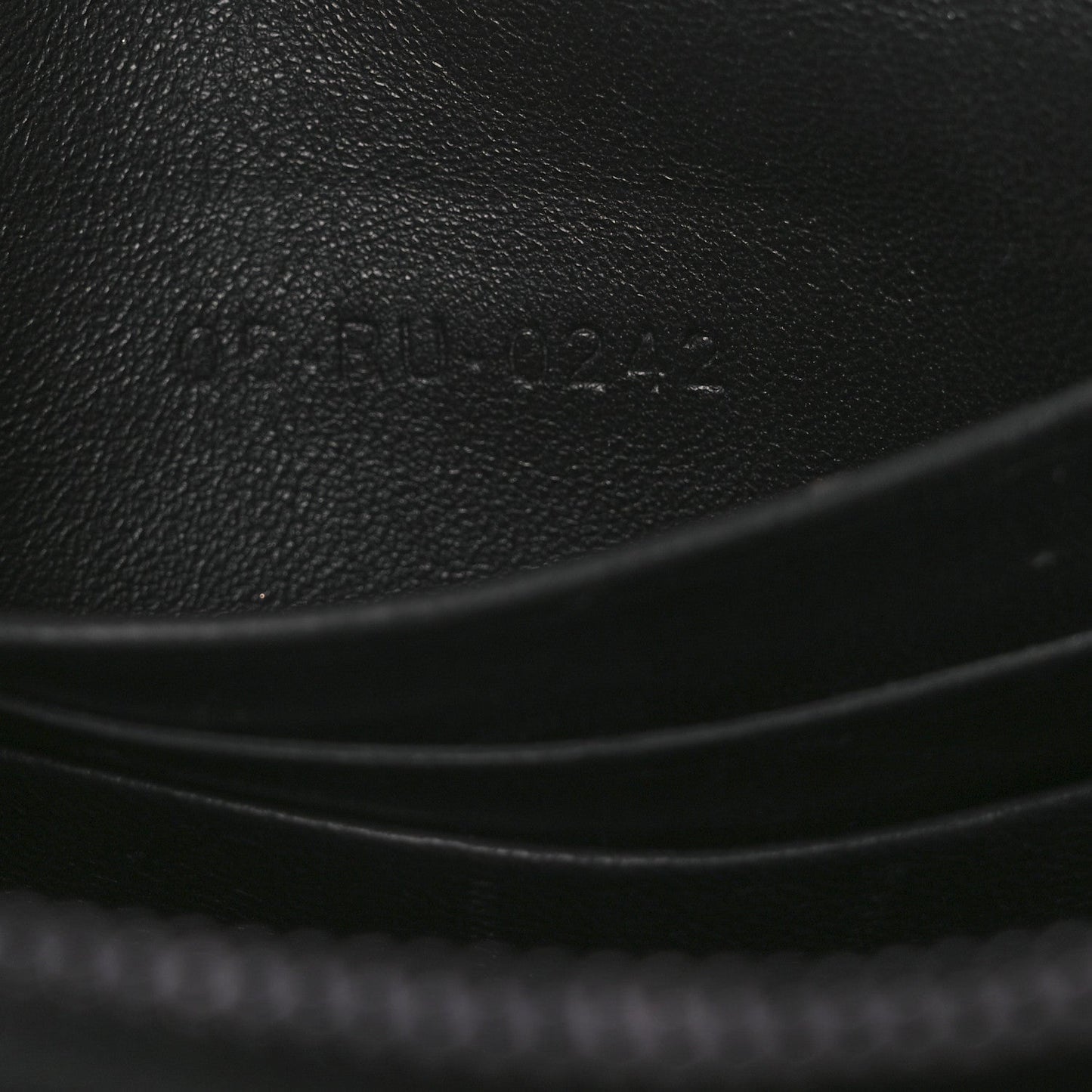 Calfskin Macrocannage Mini Caro Bag Black