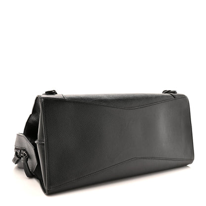 Grained Calfskin Neo Classic Black Hardware Medium City Black