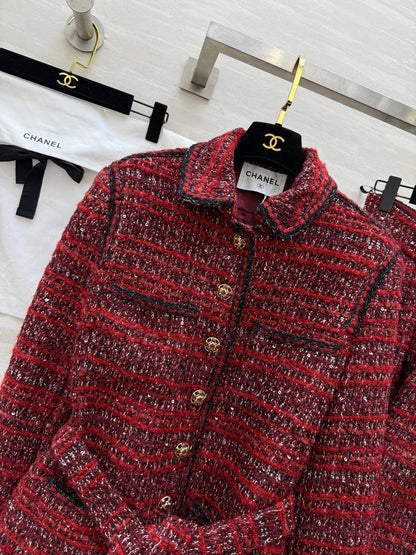 CHANEL 25S TWEED SUIT SET 633