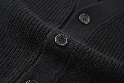 Balenciaga 25 Cardigan Black Wool 0005