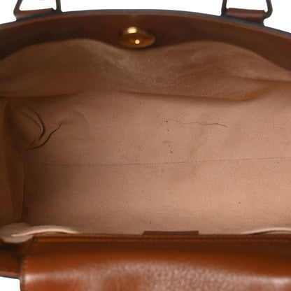 Wonka Grain Calfskin Small Diana Tote Bag Cuir Yellow Fluo