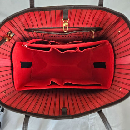 Louis Vuitton damier neverfull MM tote bag