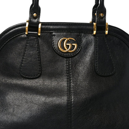 Calfskin Large Re(Belle) Top Handle Bag Black