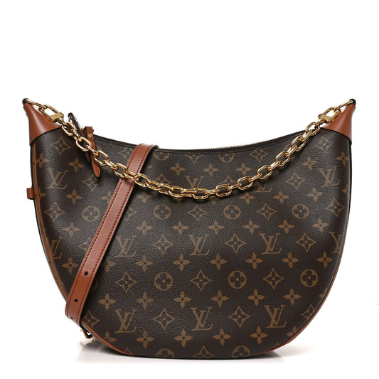 Reverse Monogram Loop Hobo