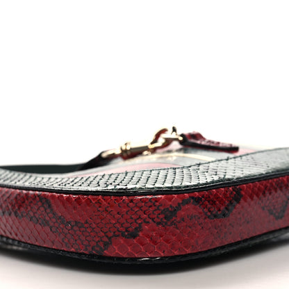 Snakeskin Web Small Jackie 1961 Hobo Green