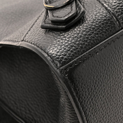 Grained Calfskin Neo Classic Black Hardware Medium City Black