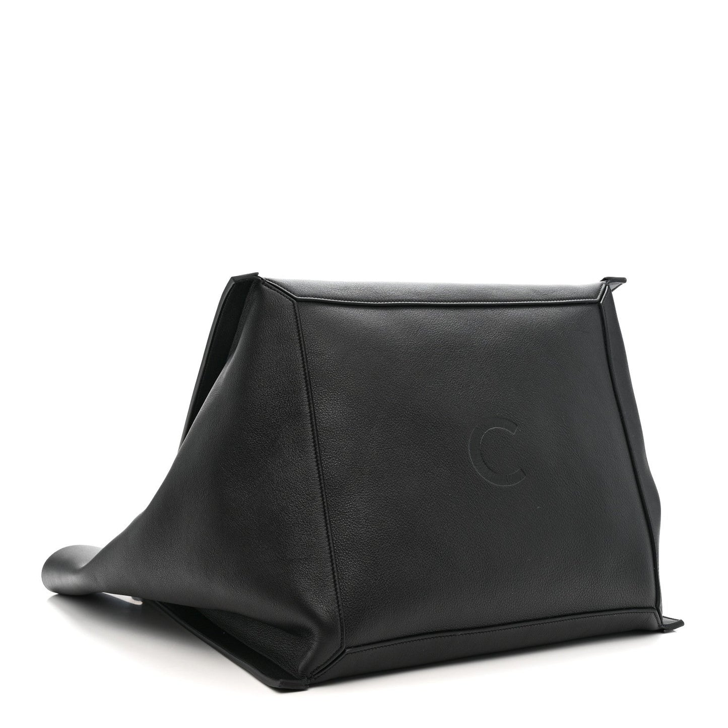 Supple Calfskin Medium Cube Black