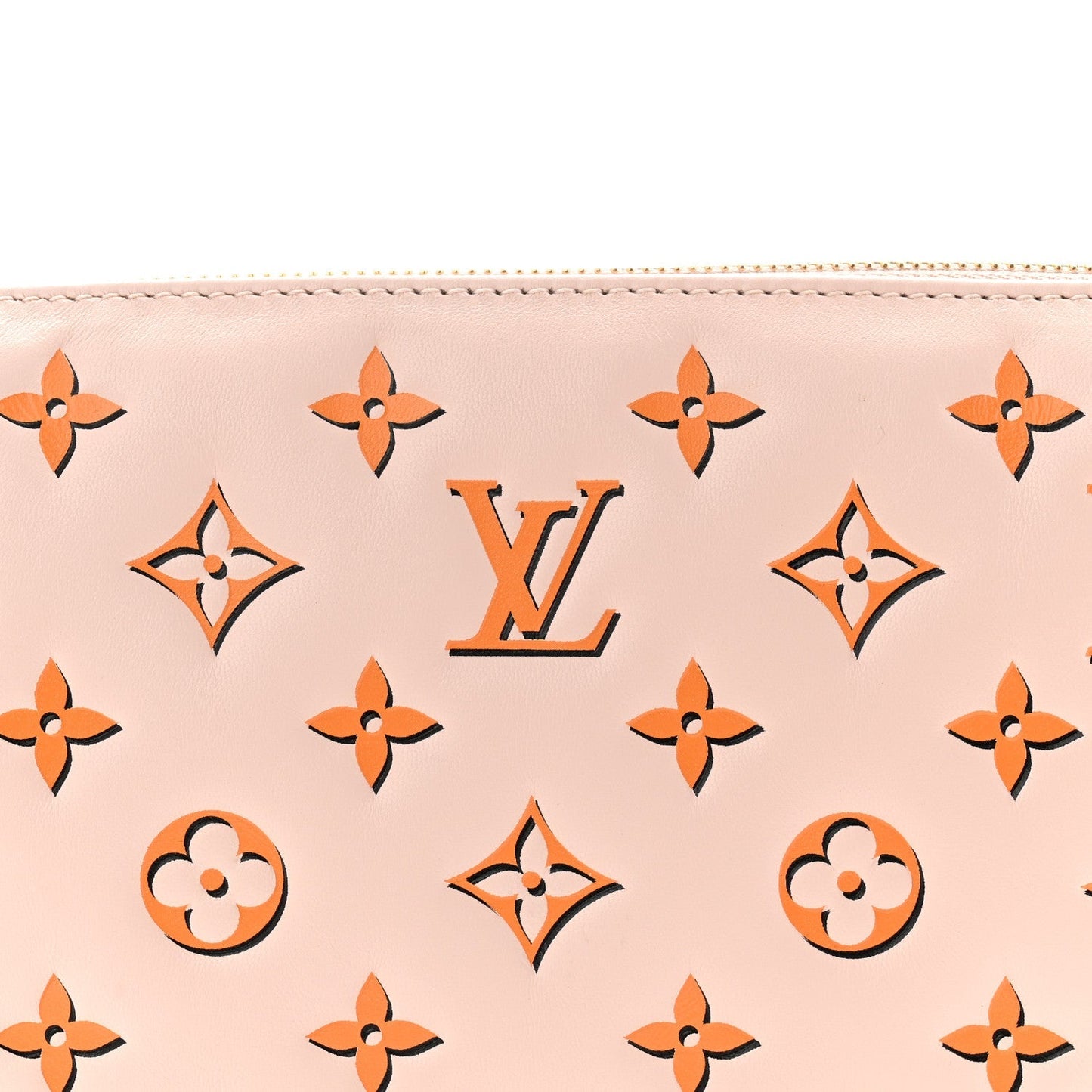 LV x SY Lambskin Monogram Coussin BB Pearl