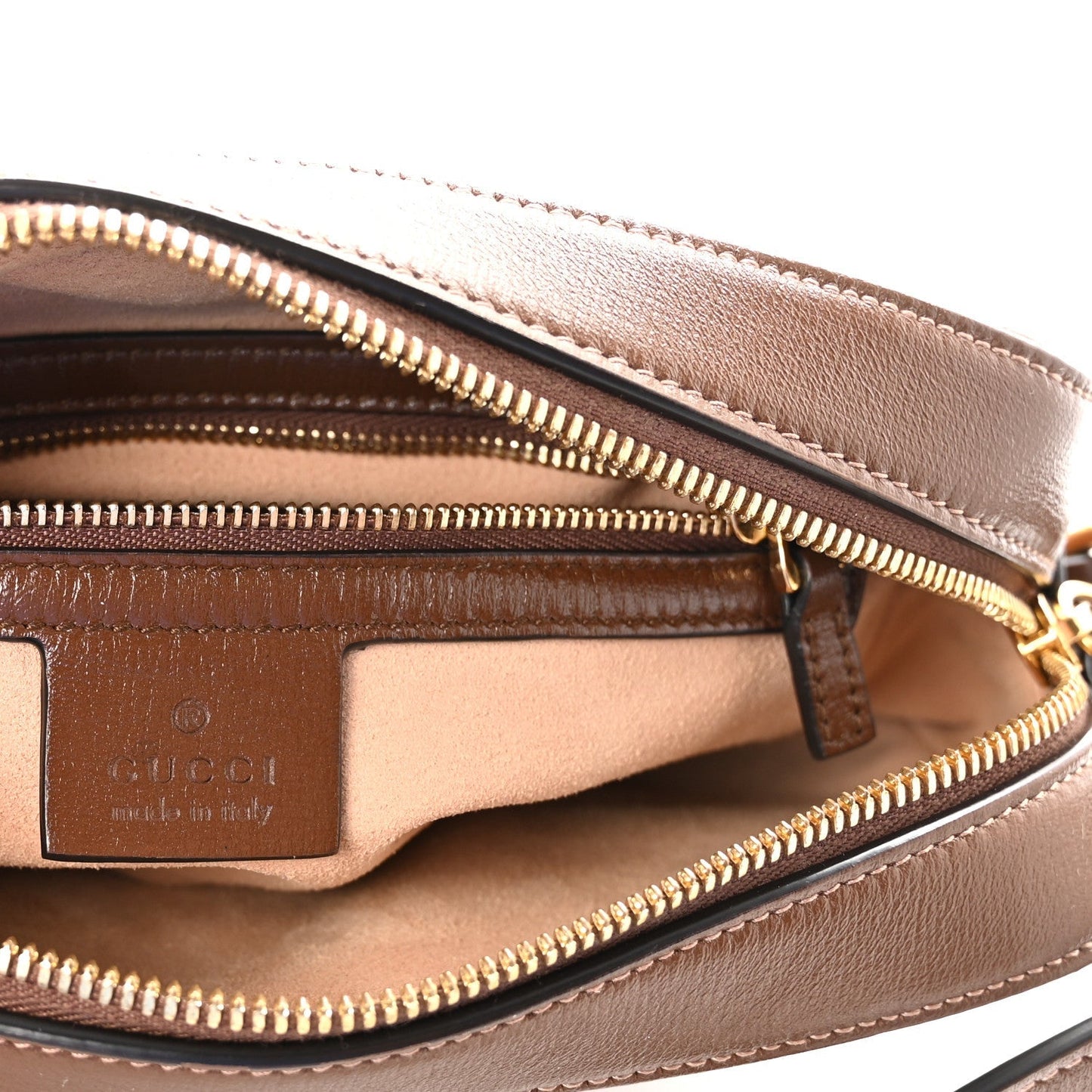 Azalea Calfskin Small Horsebit 1955 Shoulder Bag Brown Sugar