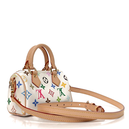 LV X TM Monogram Multicolor Nano Speedy White