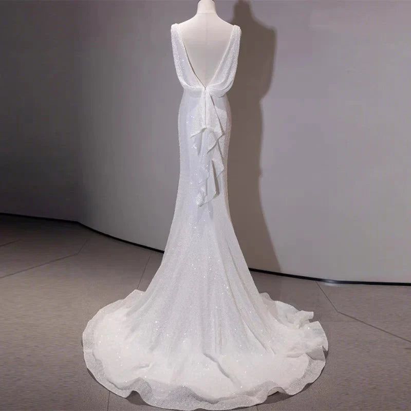 omberprom Elegant Evening Gowns Prom Dresses Sequin Mermaid Wedding Dress Formal Birthday Party Dress