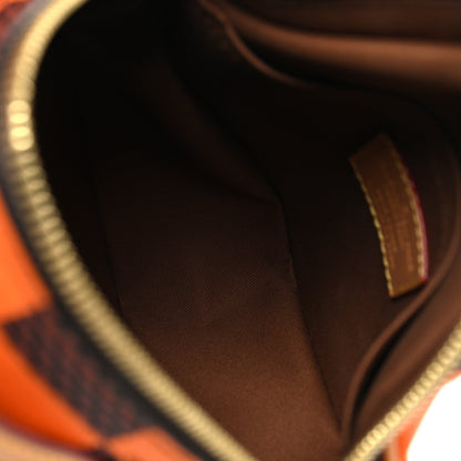 Damier Pop Chess Messenger Orange