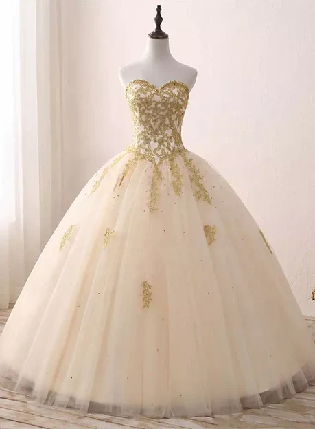 omberprom Beautiful Ball Gown Party Dress Sweet 16 dress with Applique Long Prom Dress Wholesale