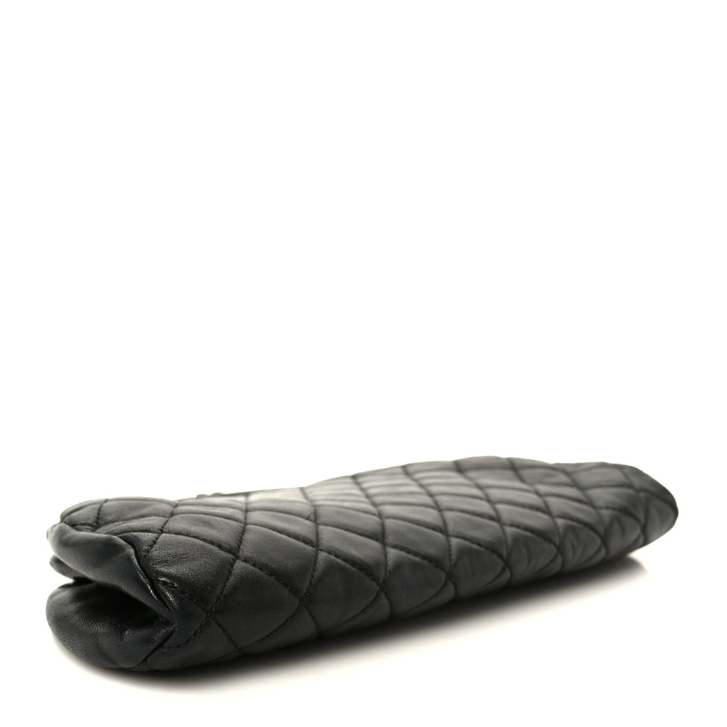 Lambskin Quilted Timeless Clutch Black