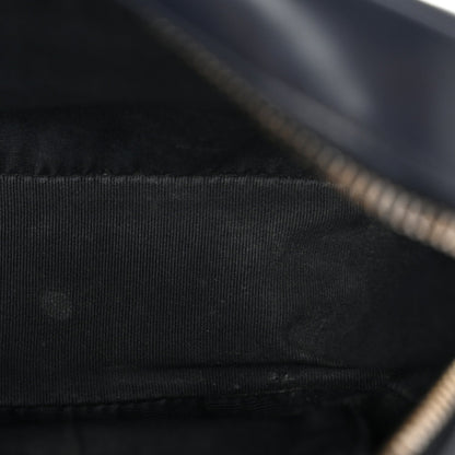Calfskin Matelasse Monogram Lou Camera Bag Navy