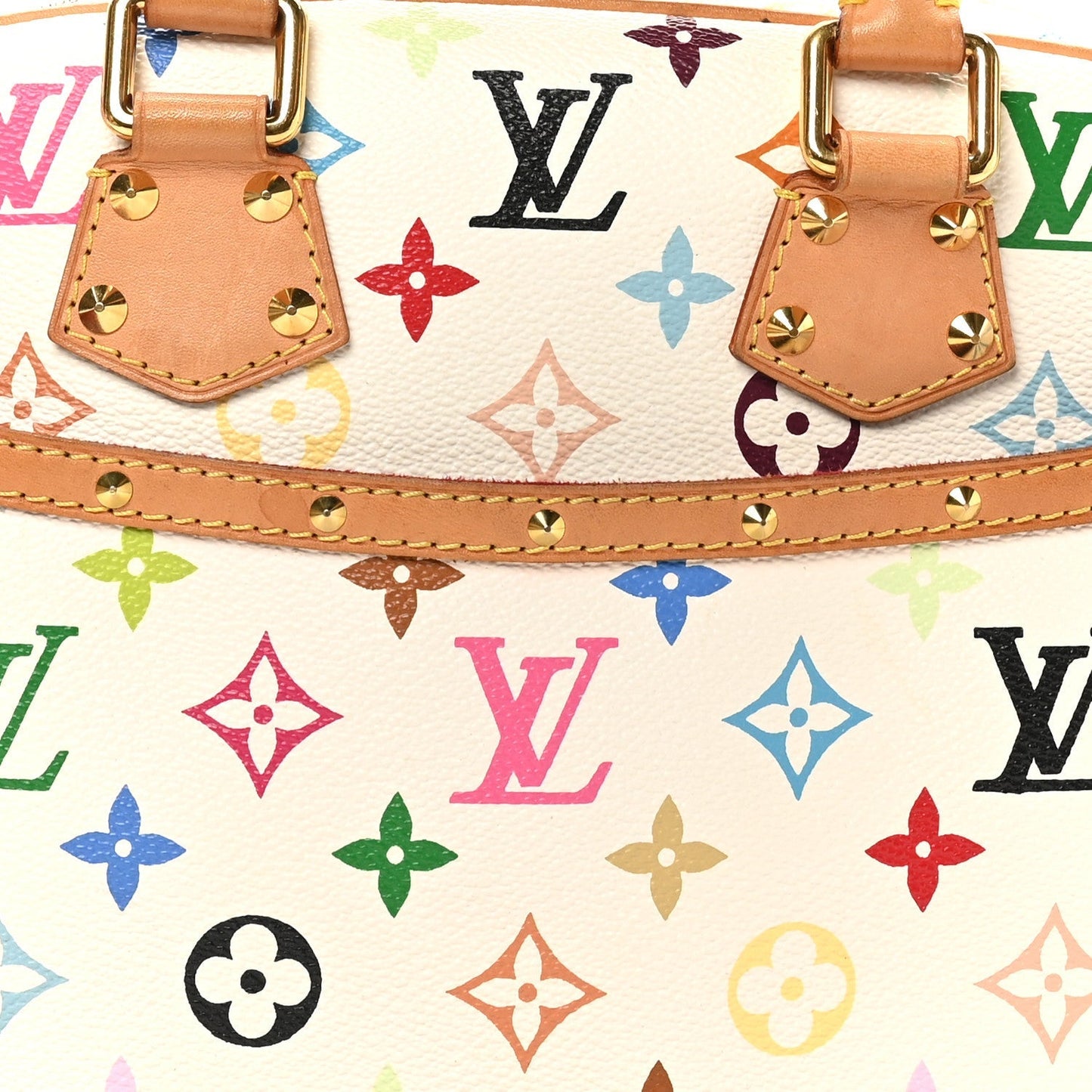 Monogram Multicolor Trouville White