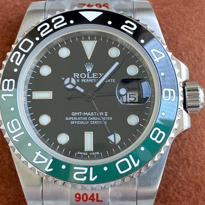 GMT-MASTER II CUSTOM GREEN BLACK BEZEL LIMITED EDITION