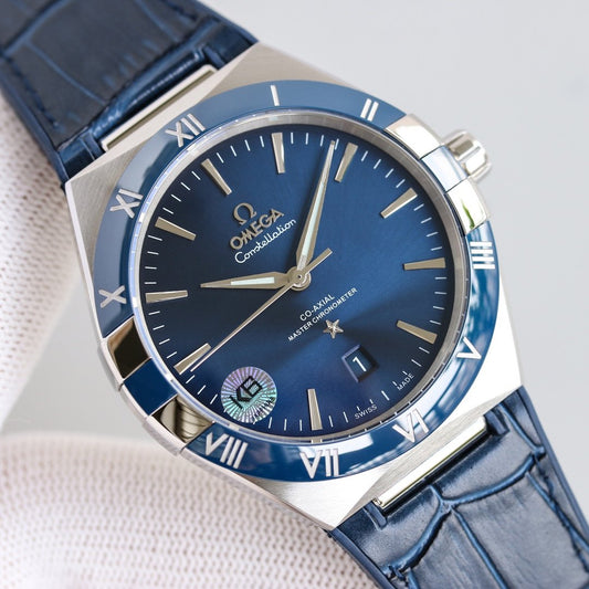 CONSTELLATION 41MM BLUE DIAL LEATHER