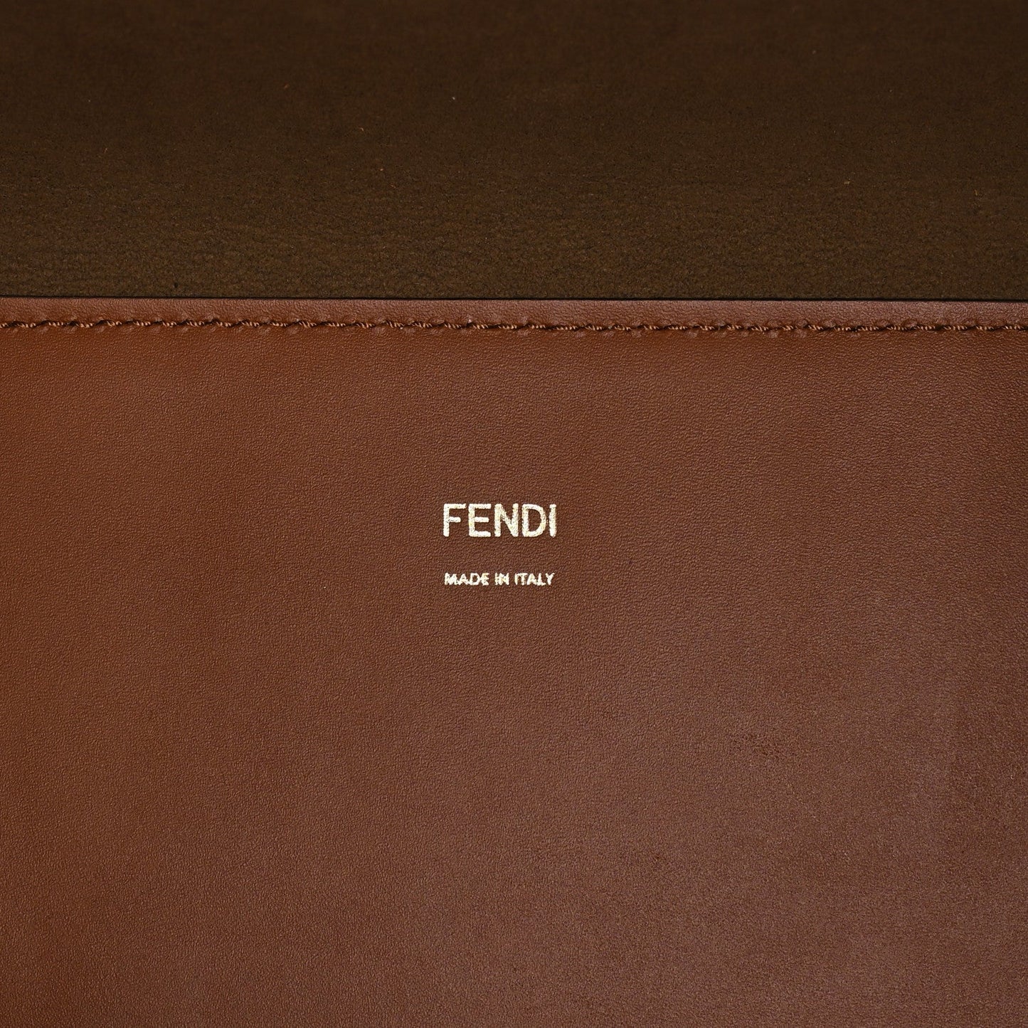 Vitello King Plexiglass Medium Fendi Sunshine Shopper Tote Cuoio
