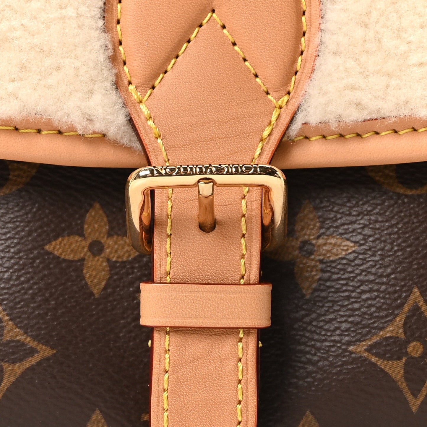Monogram Shearling Diane NM