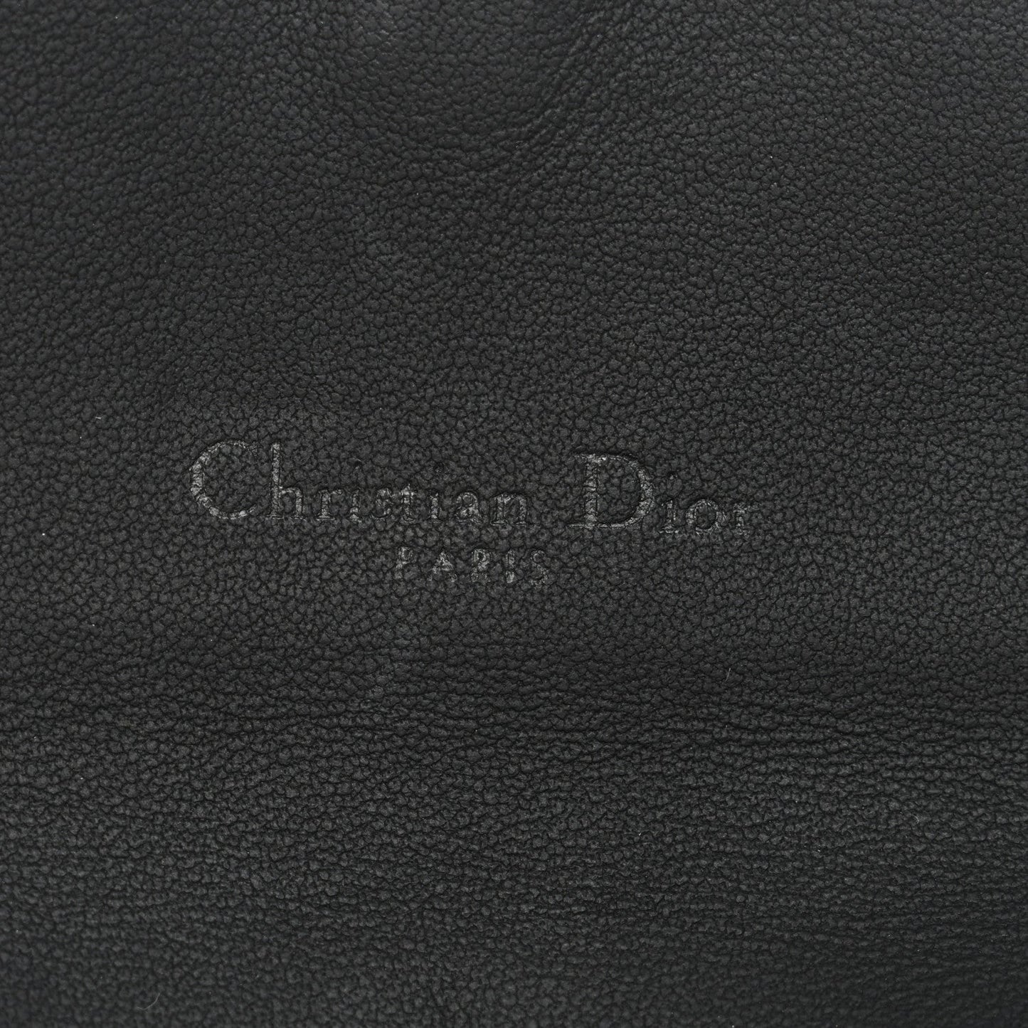 Ultra Matte Calfskin Saddle Chain Wallet Pouch Black