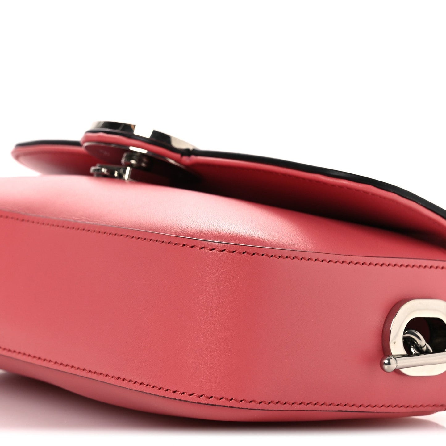Senna Calfskin Petite GG Top Handle Shoulder Bag Pink