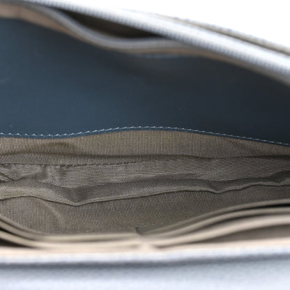 Caviar Half Moon Wallet On Chain WOC Light Blue