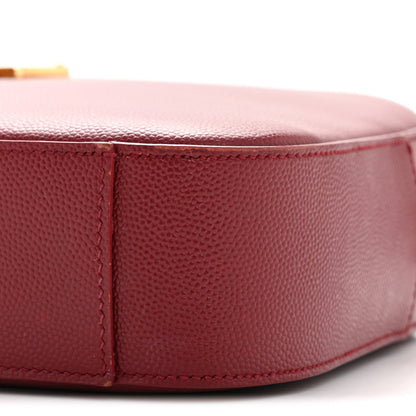Grain De Poudre Medium Classic Monogram Camera Bag Oxblood