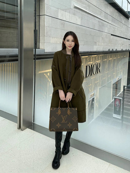 HERMES 25S REVERSIBLE LONG COAT 239