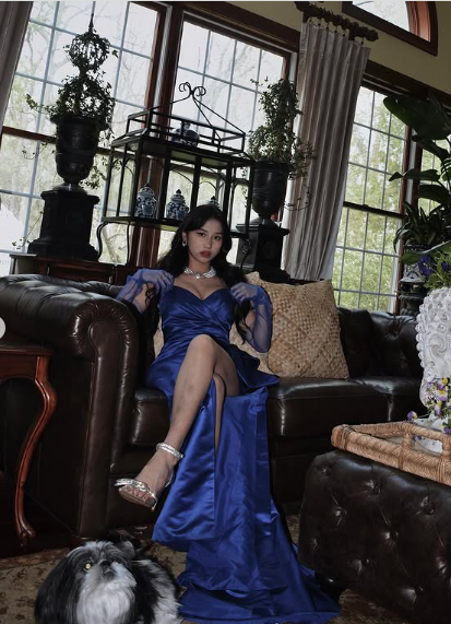 Modest Sweetheart Satin Slit Prom Dresses 21th Birthday Outfits P443