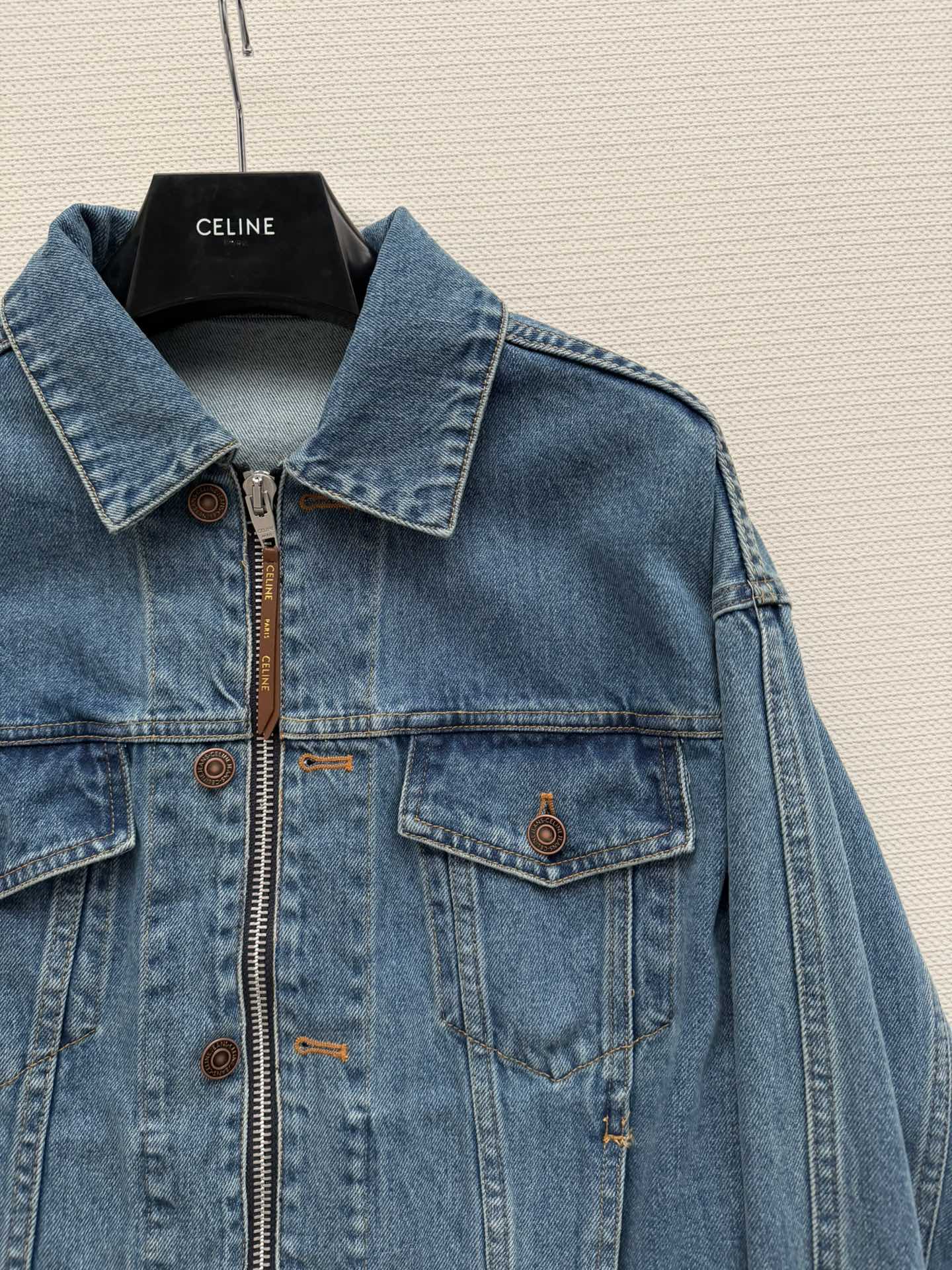 Celine 26SS Blue Denim Jacket 882445