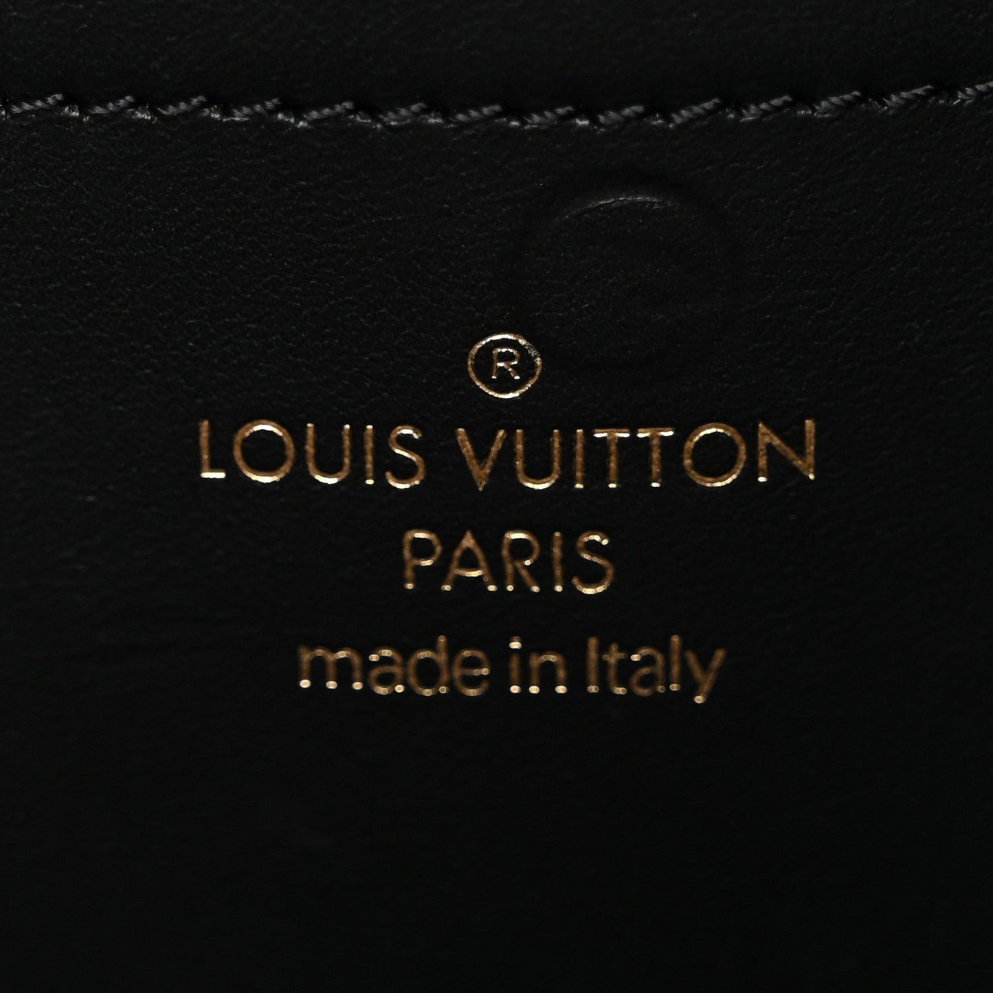 Calfskin Monogram Embossed Utility Crossbody Black
