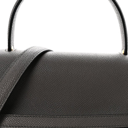 Baby Grained Calfskin Micro Belt Bag Grey