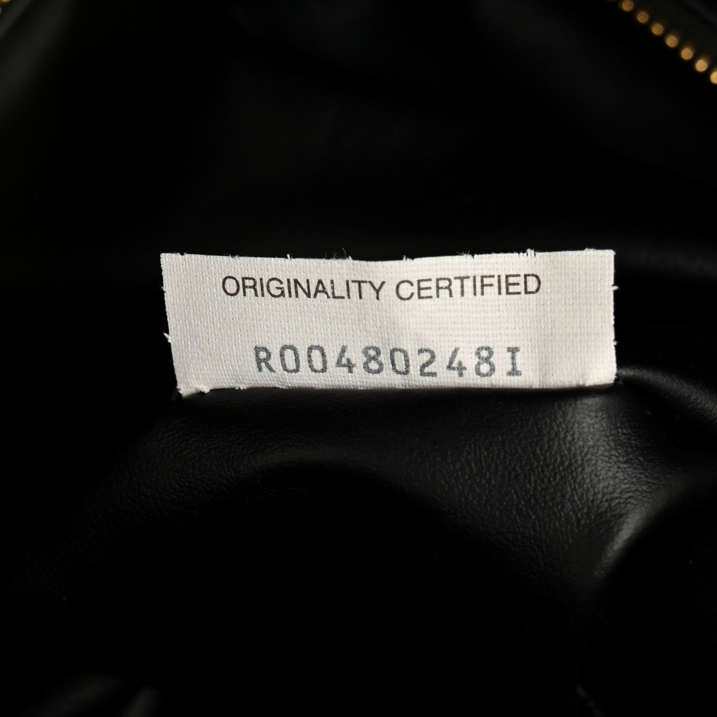 Calfskin Intrecciato Large Hop Black