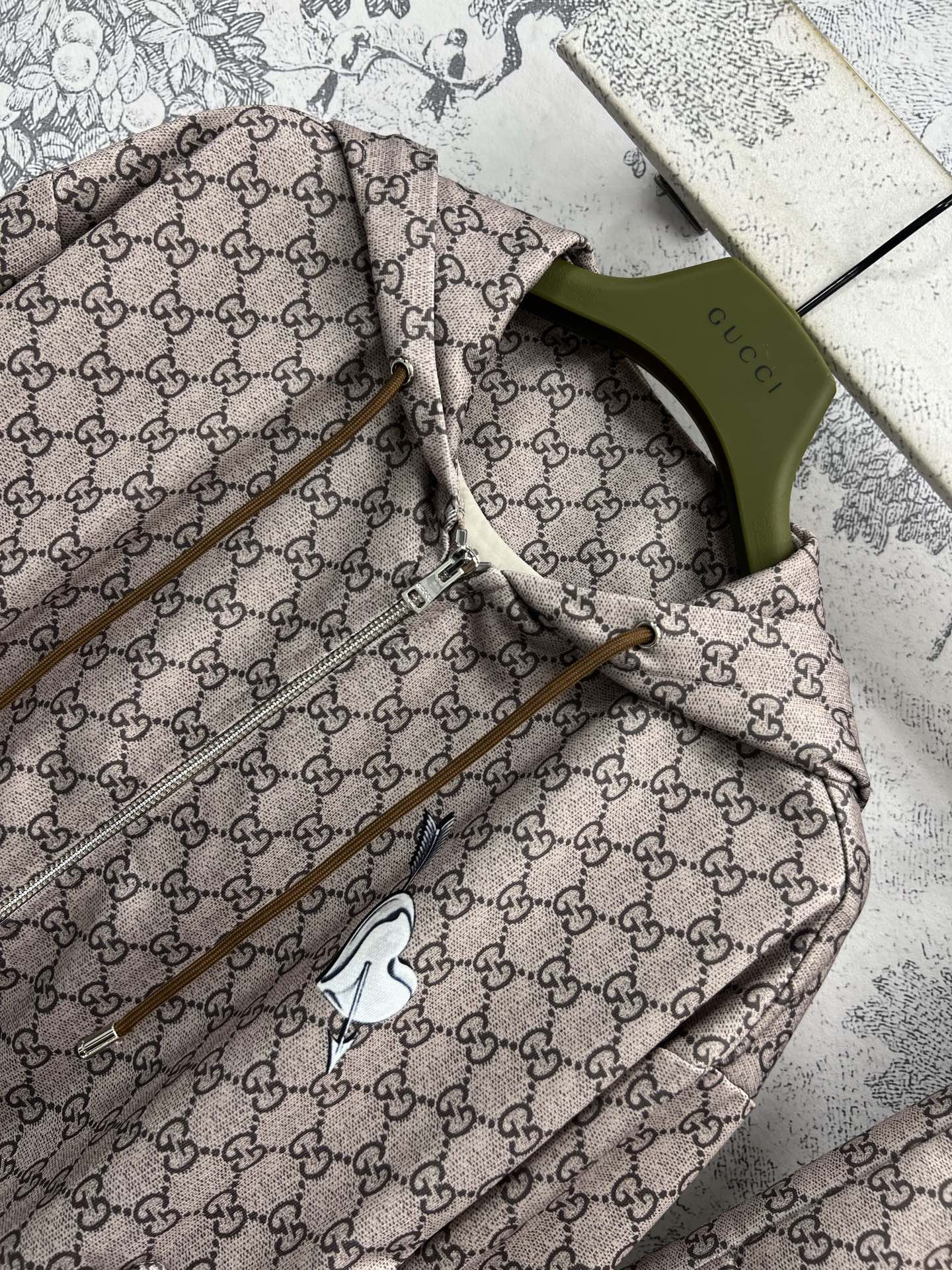 Gucci 25 Set Brown Polyester Fiber