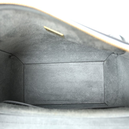 Grained Calfskin Micro Belt Bag Cloud