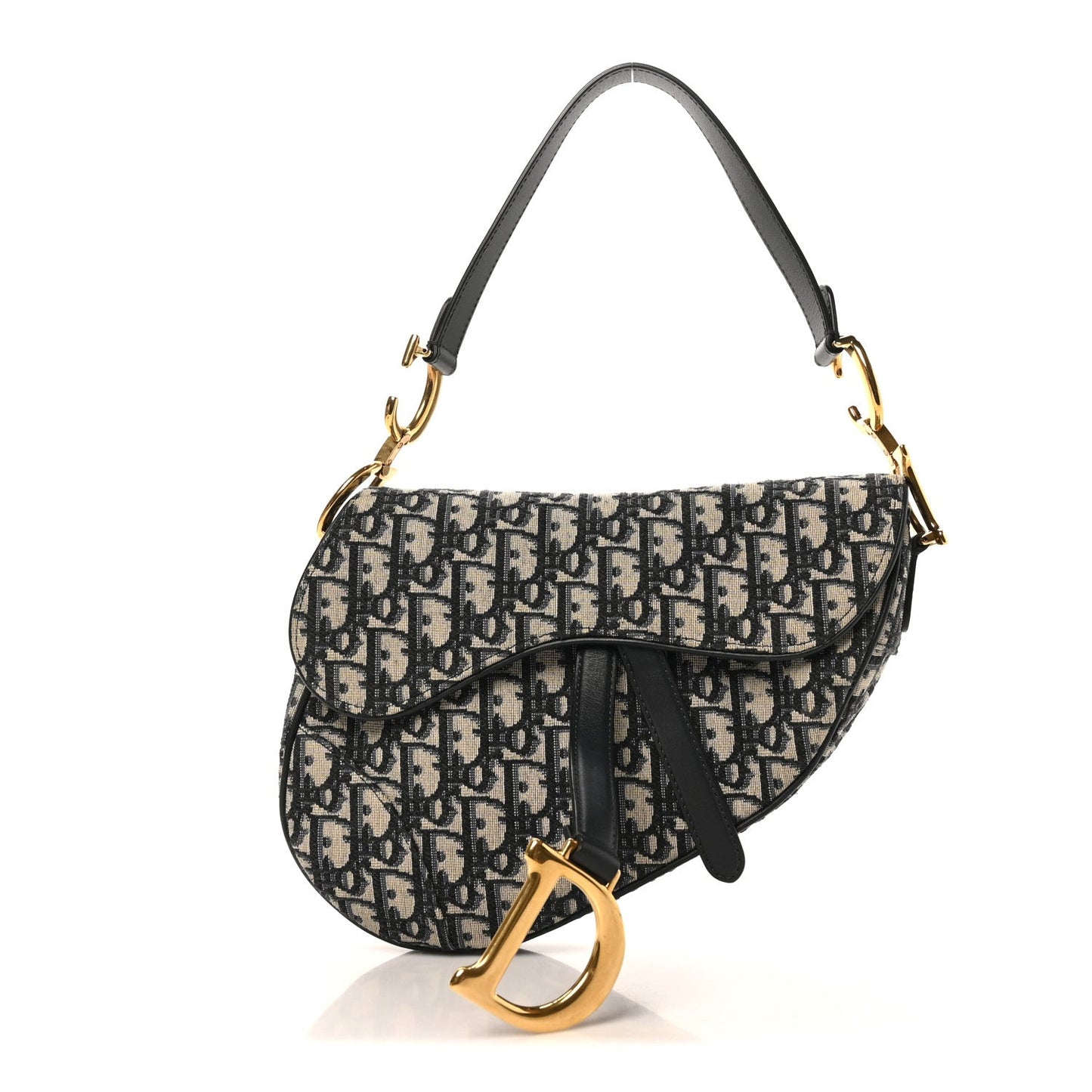 Oblique Saddle Bag Blue