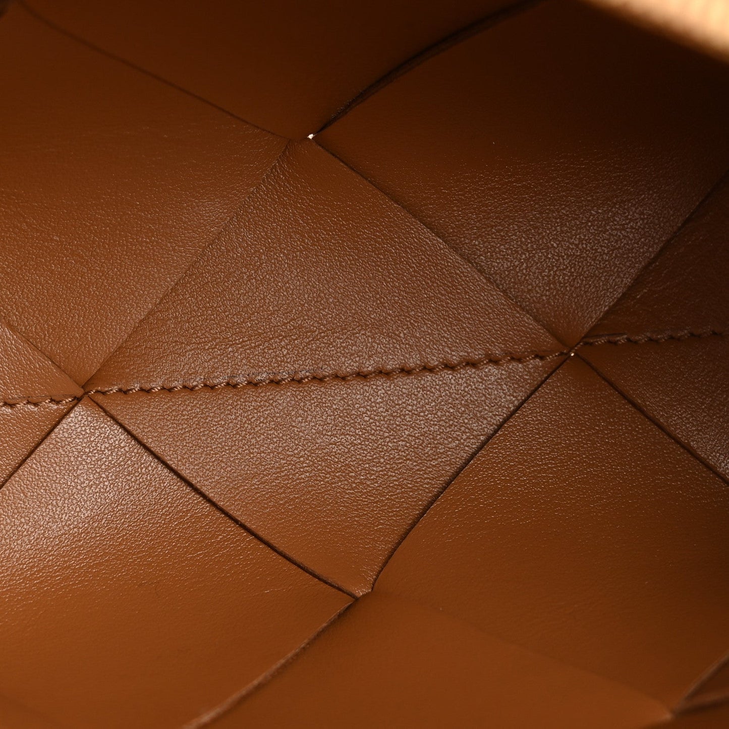 Lambskin Maxi Intrecciato Mini Cassette Camera Bag Acorn