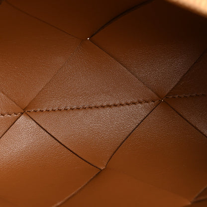 Lambskin Maxi Intrecciato Mini Cassette Camera Bag Acorn