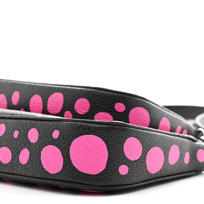 LV X YK Empreinte Multi Pochette Accessories Black Fuchsia