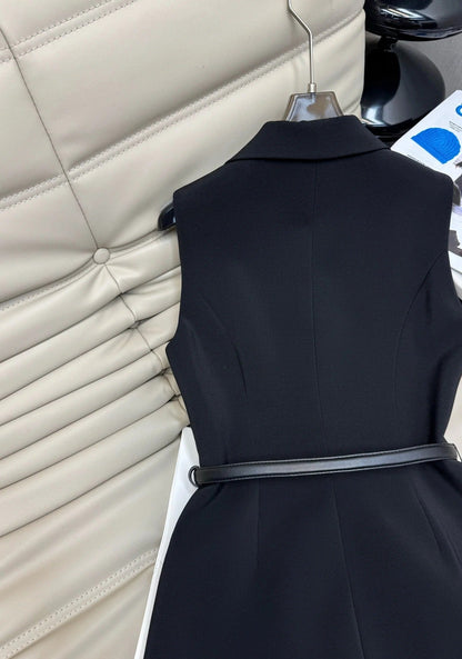 DIOR 25S TWO-PIECE V-NECK BLAZER DRESS 472