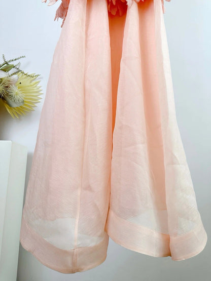 ZIMMERMANN OFF-SHOULDER LAYERED MAXI DRESS 270369