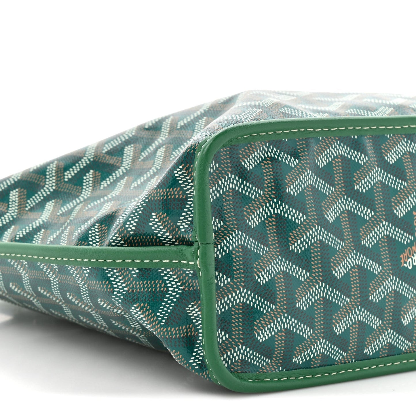 Goyardine Reversible Mini Anjou Green