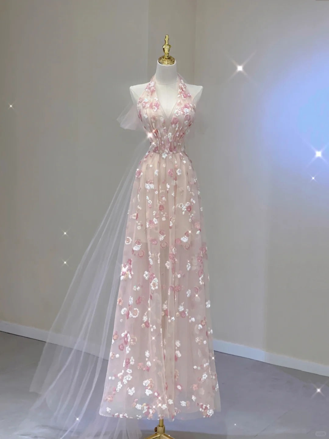 Long Stunning Evening Gowns New Arrive Prom Party Dresses   S6915