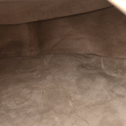 Supple Grained Calfskin Large Lulu Shoulder Bag Souris