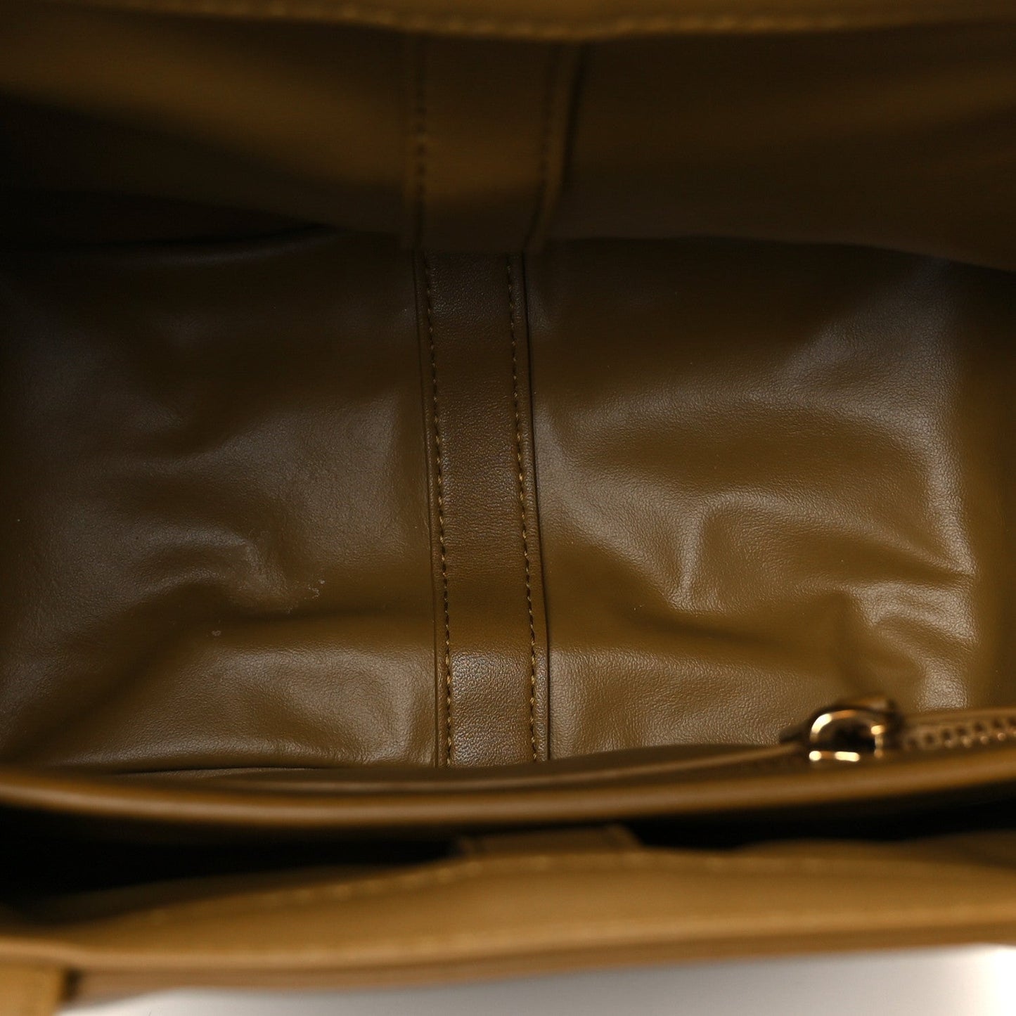 Nappa Intrecciato Small Flip Flap Tote Acorn