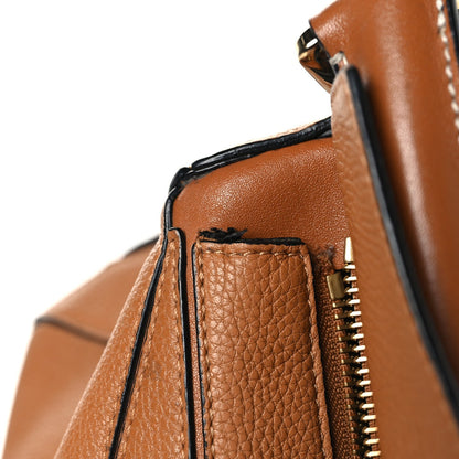 Calfskin Small Puzzle Bag Tan