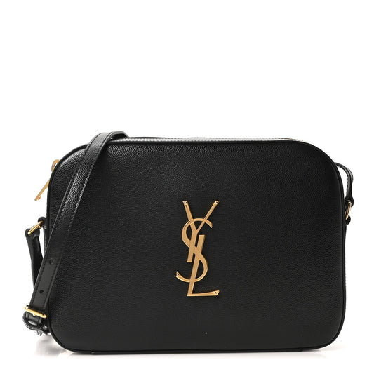 Grain De Poudre Medium Classic Monogram Camera Bag Black