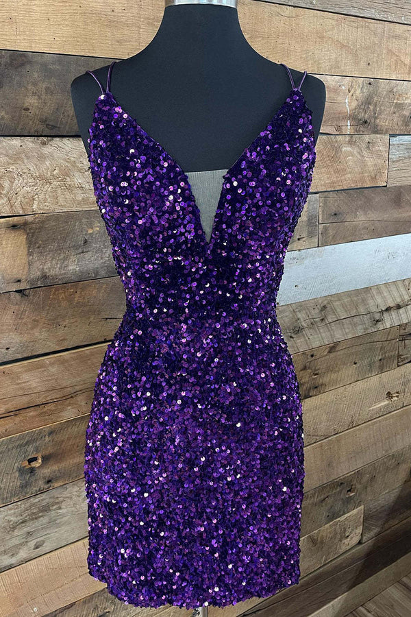 omberprom Fashion Graduation Dresses Bodycon Sequins Short Homecoming Dress