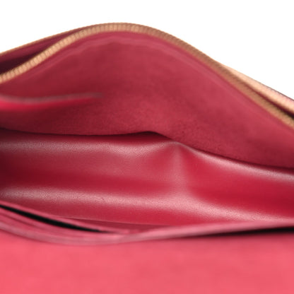 Monogram Flore Chain Wallet Fuchsia